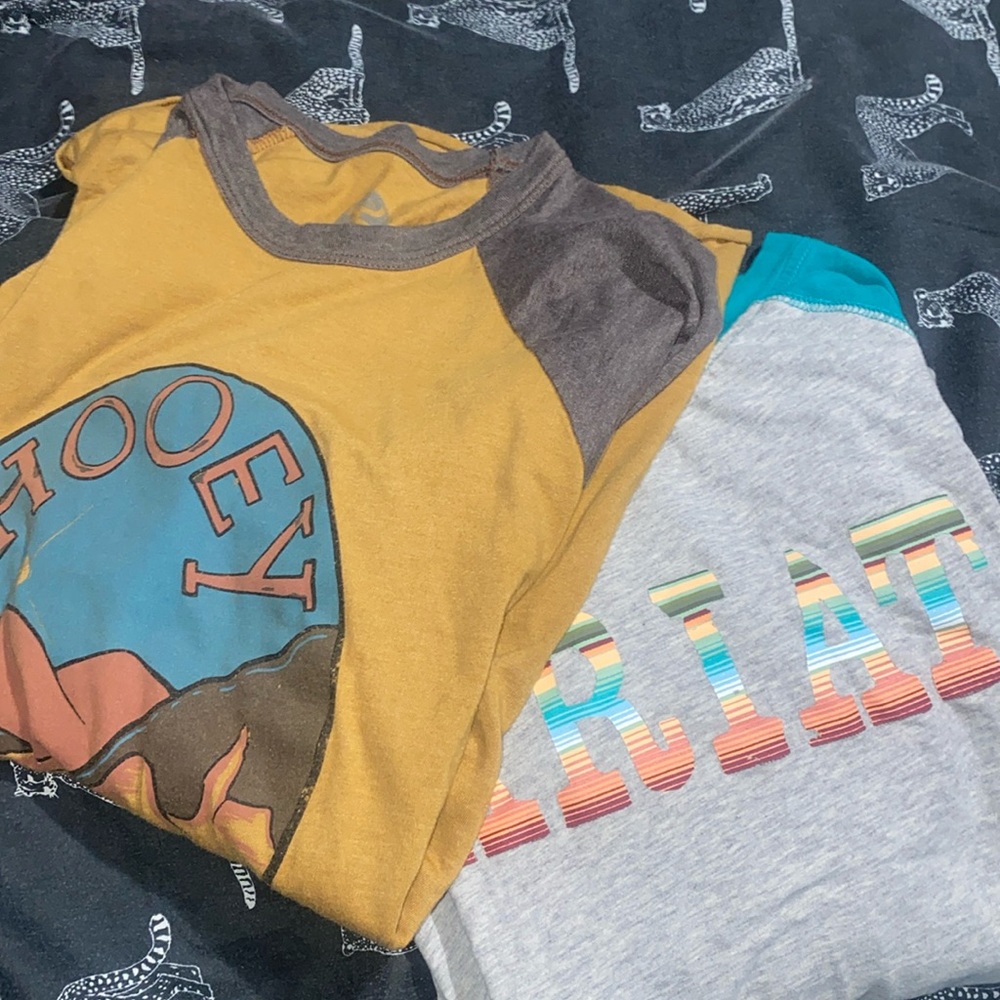 2 women shirts